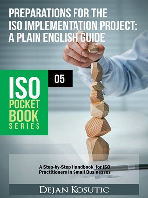 cover image of Preparations for the ISO Implementation Project – a Plain English Guide